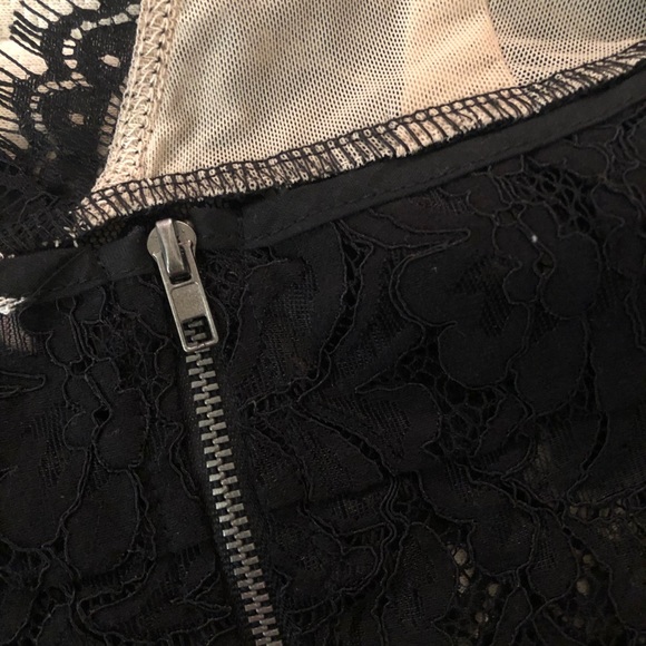 Pacsun Lottie Moss Black Lace Crop Tank Top M - Picture 2 of 4